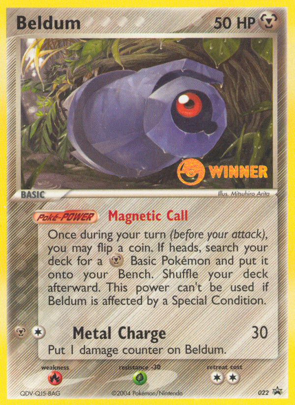 Nintendo Promos Beldum #22 Winner